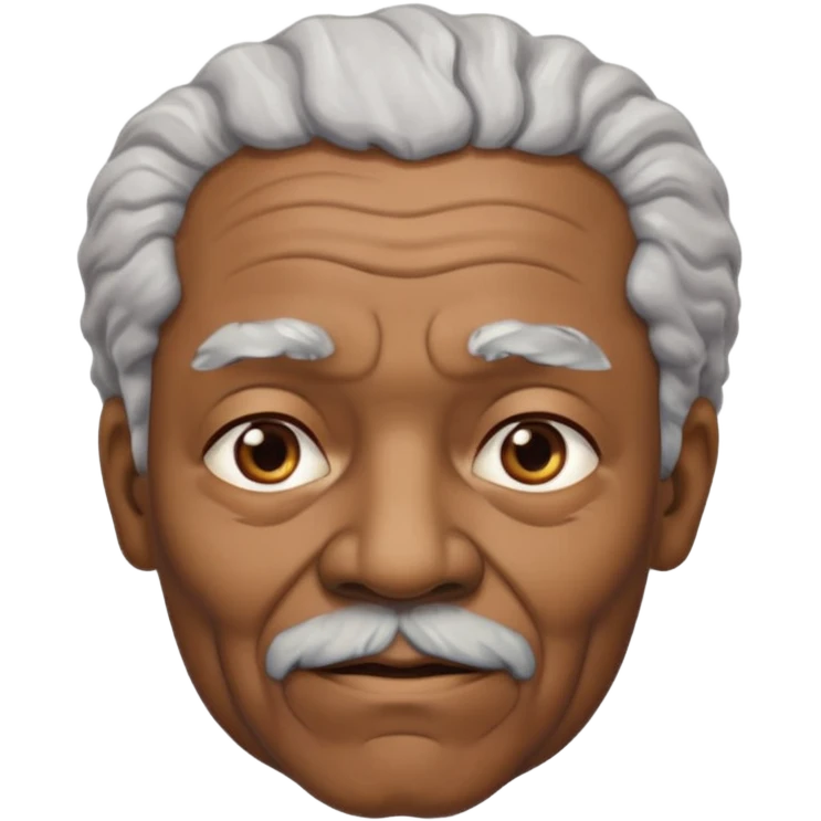 Black old man emoji