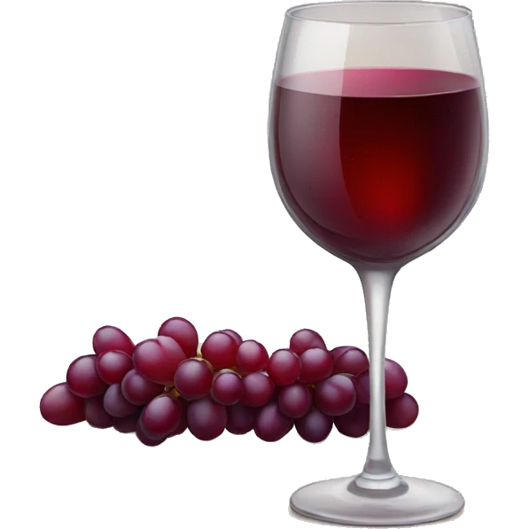 glass of red wine emoji