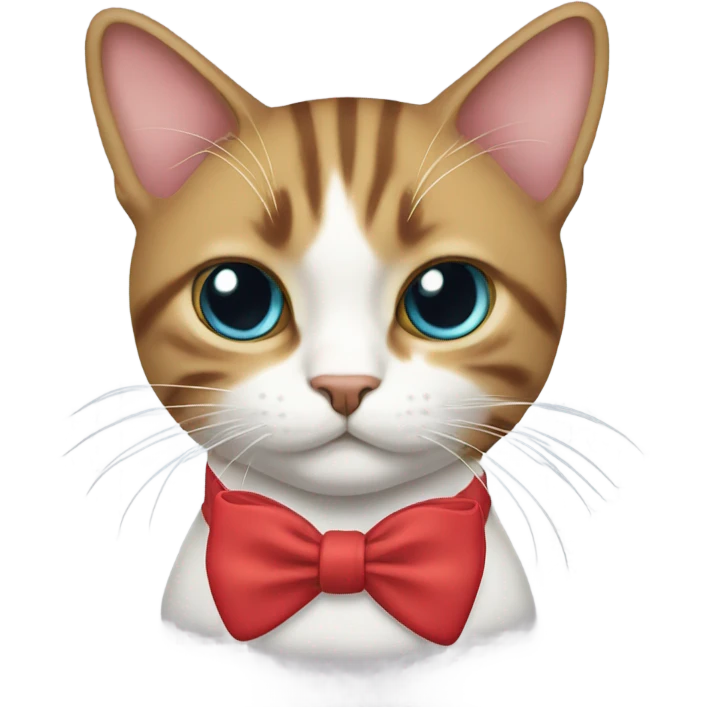Cat with bow emoji