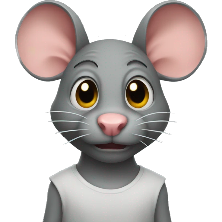 Mean rat emoji