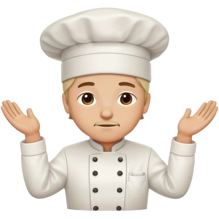 Chef bowing  emoji