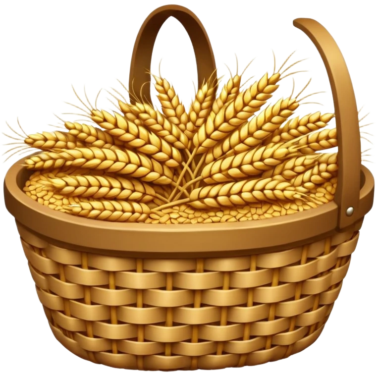 Wheat grain basket emoji