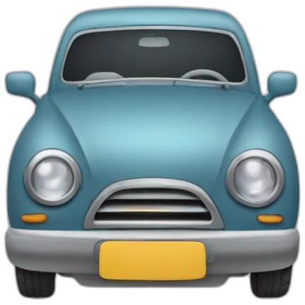 Chat en voiture emoji