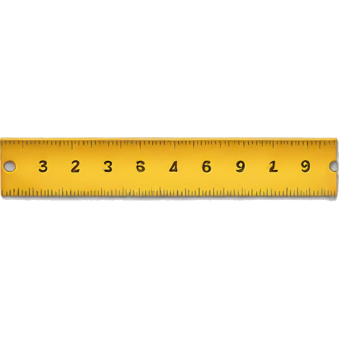yellow ruler emoji