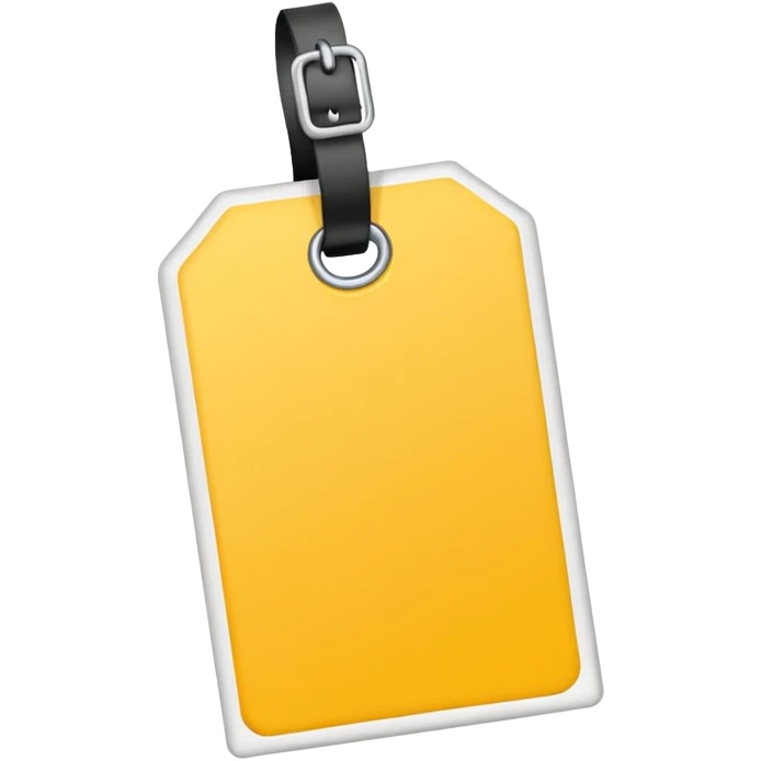 yellow white Price tag emoji
