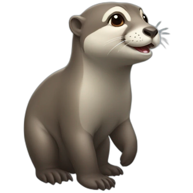 Loutre sur éléphant emoji