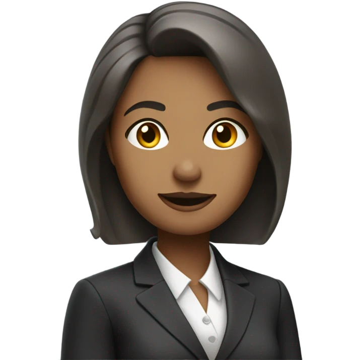 Female banker emoji