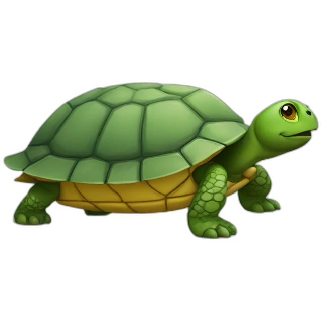 Chat sur tortue emoji