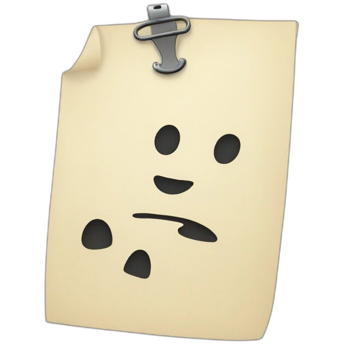 pined note with clip emoji