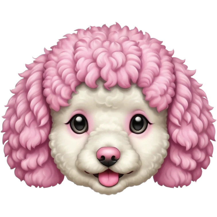 Perro poddle emoji