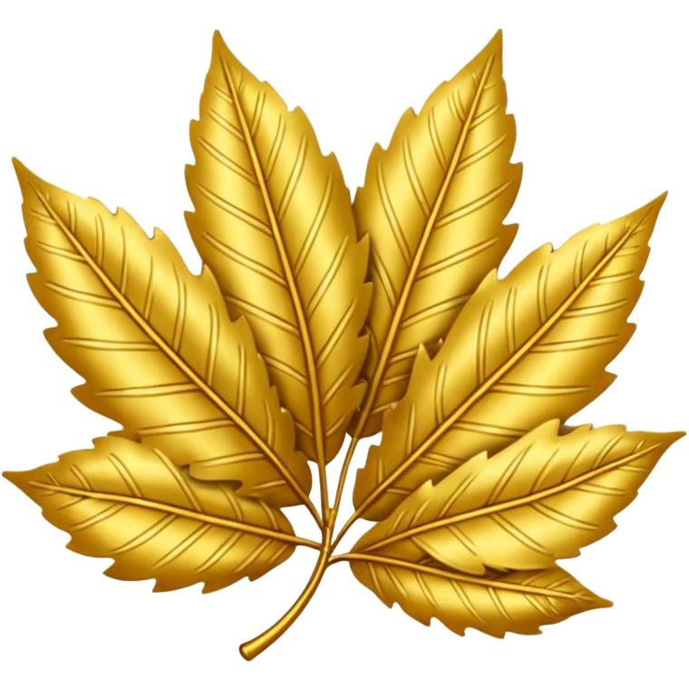 Leaves of gold  emoji