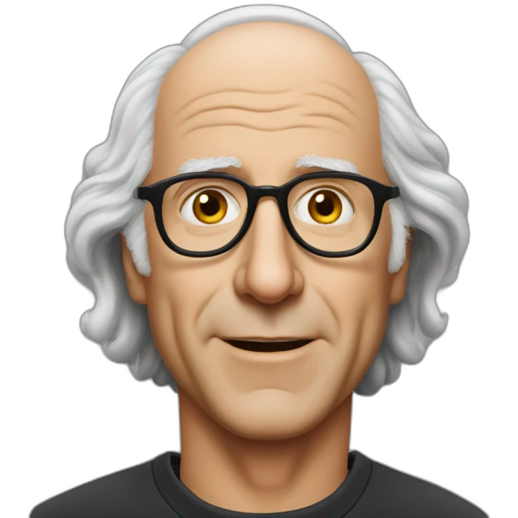 Larry David realistic emoji