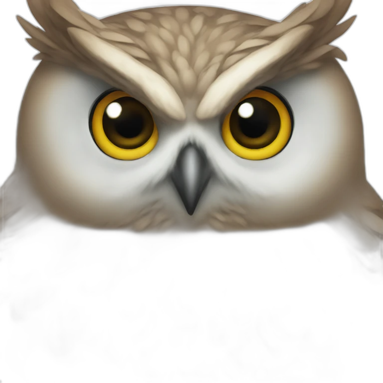 badass owl emoji