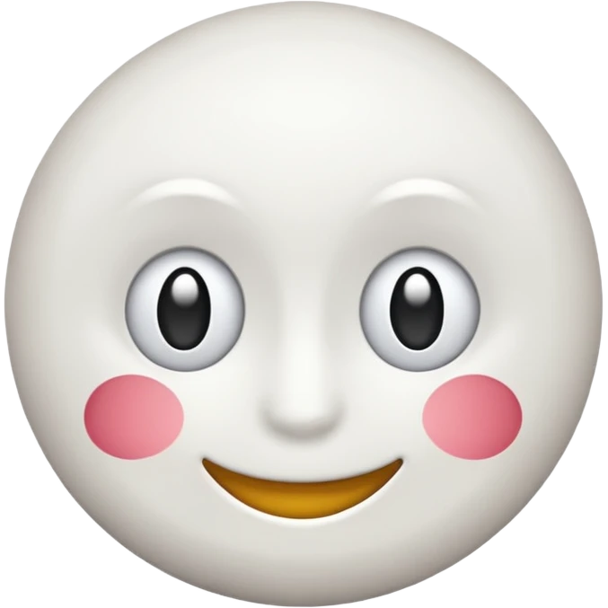Emojis rond tout blanc emoji