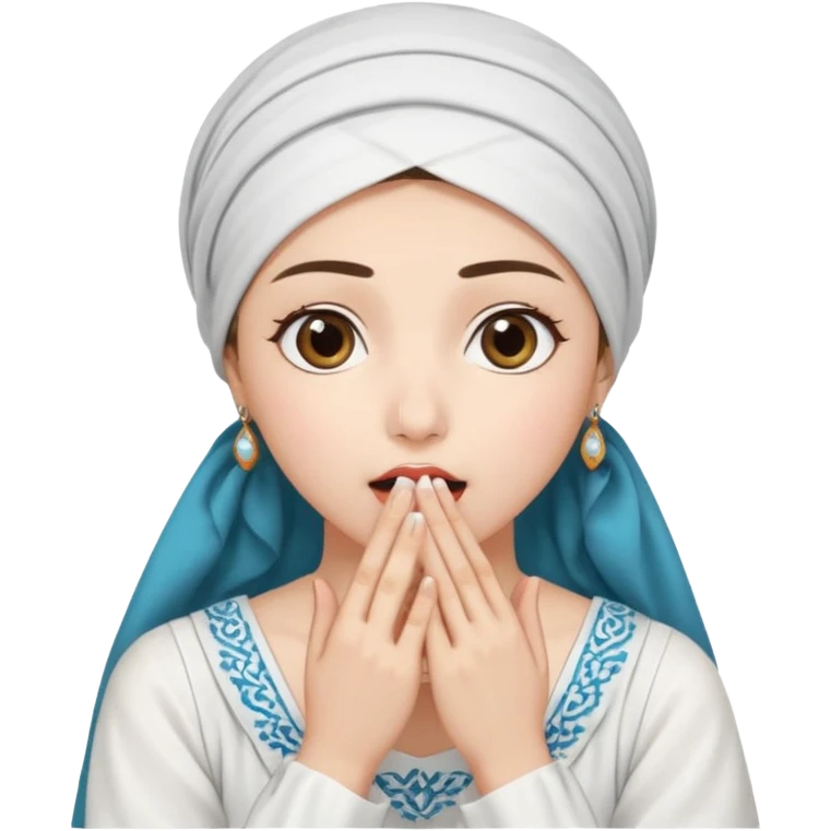 şaşırma eli ağzına götürme, rumi, k-pop emoji