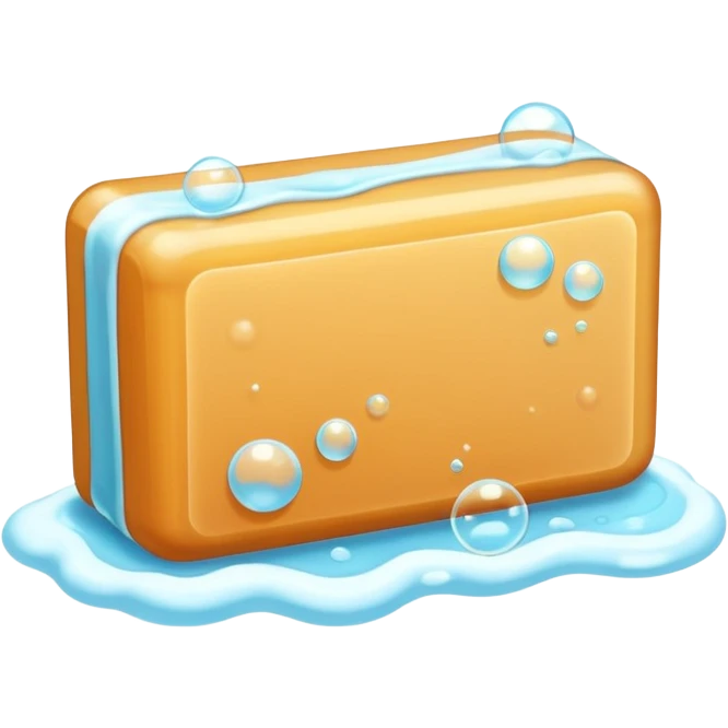 soap bar with bubbles emoji