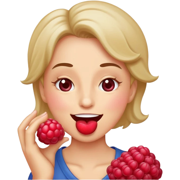 blowing raspberry emoji