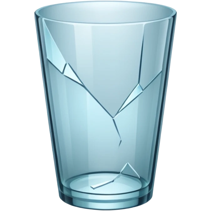 broken empty glass emoji