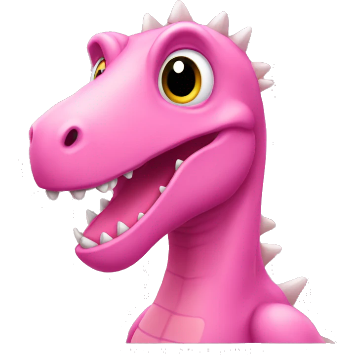 Pink dinosaur  emoji