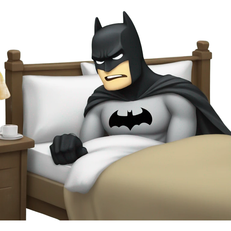 Batman waking up emoji