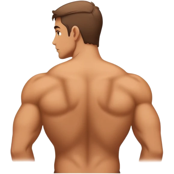 Strong back emoji