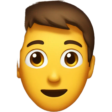 man face inside a box emoji
