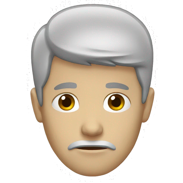 sad white man emoji