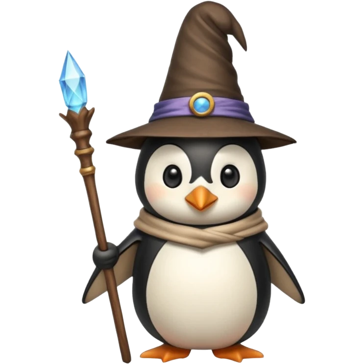 penguin wizard emoji