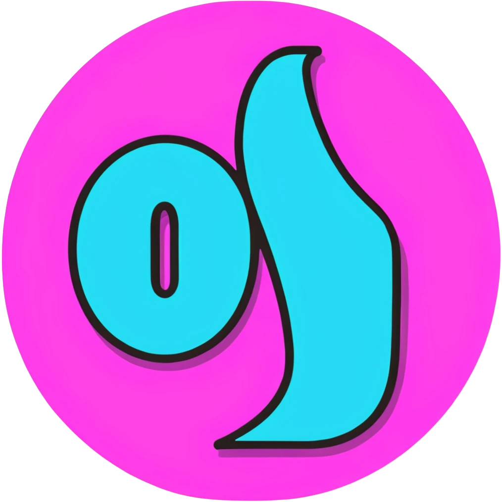 Minimalist sticker with white 'tt' letters on a black circle with cyan, magenta, and yellow dots below, NEW DROP text with street style influence emoji