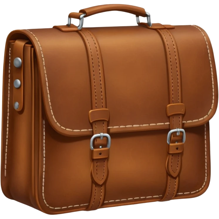 brown school bag emoji