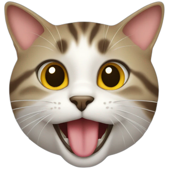 cat-licking-itself emoji