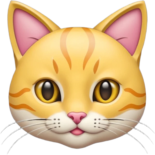 Котик розовый emoji