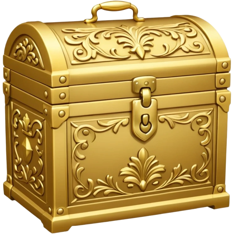 gold mealic chest  premium  emoji