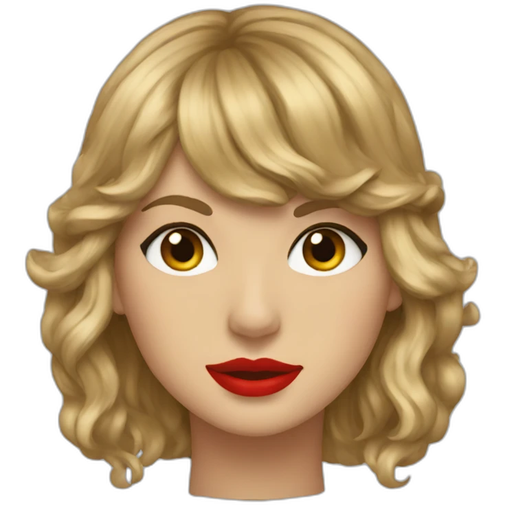 red Taylor swift emoji