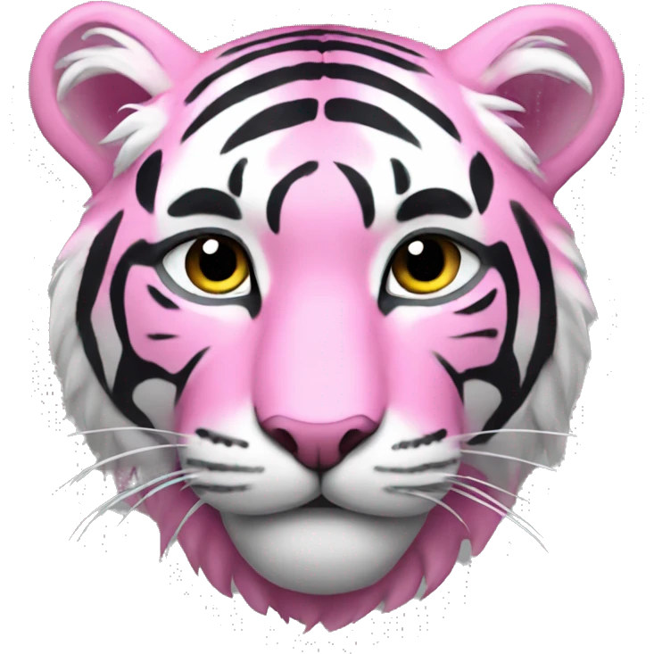 Pink tiger emoji