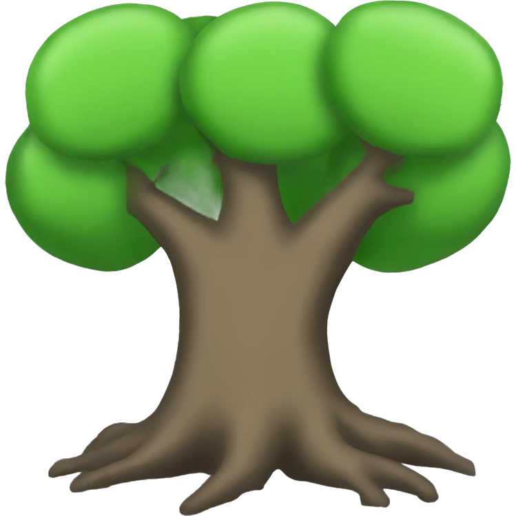 Tree from BFDI emoji