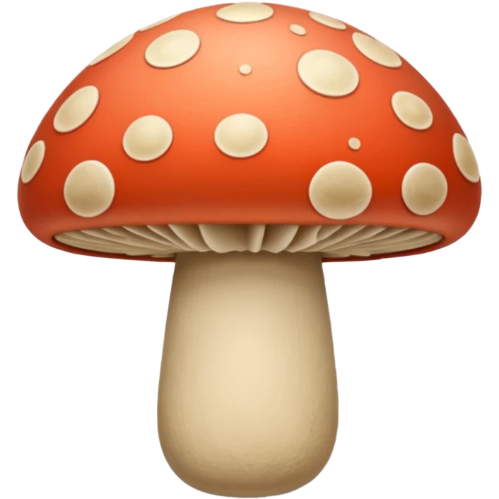 Cozy beige mushroom emoji