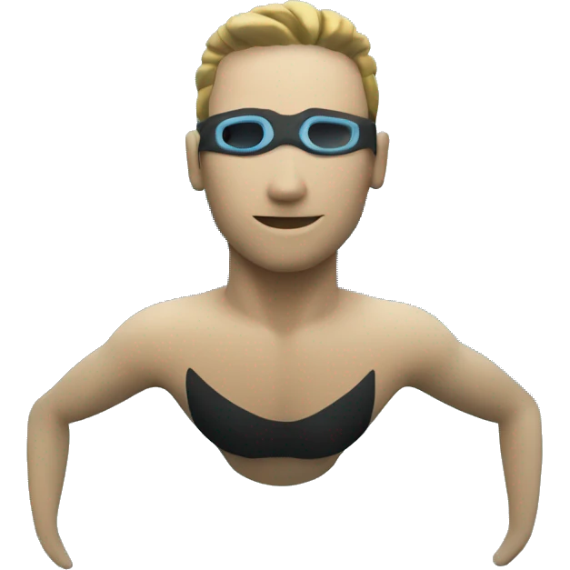 freediver body, swimming underwater emoji