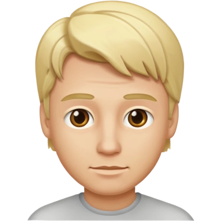 Un homme blond  emoji