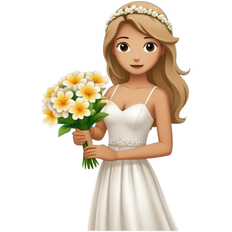 Bride at the beach emoji