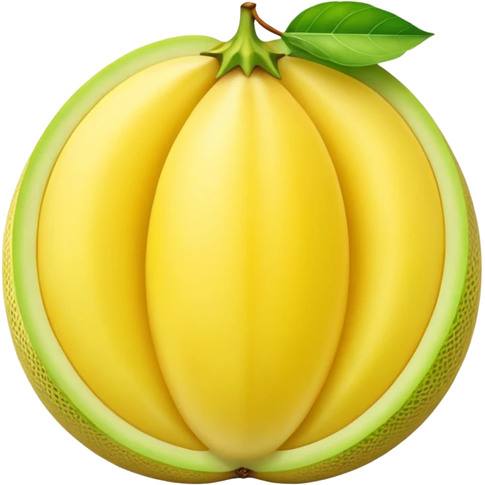 yellow honeydew melon fesh emoji