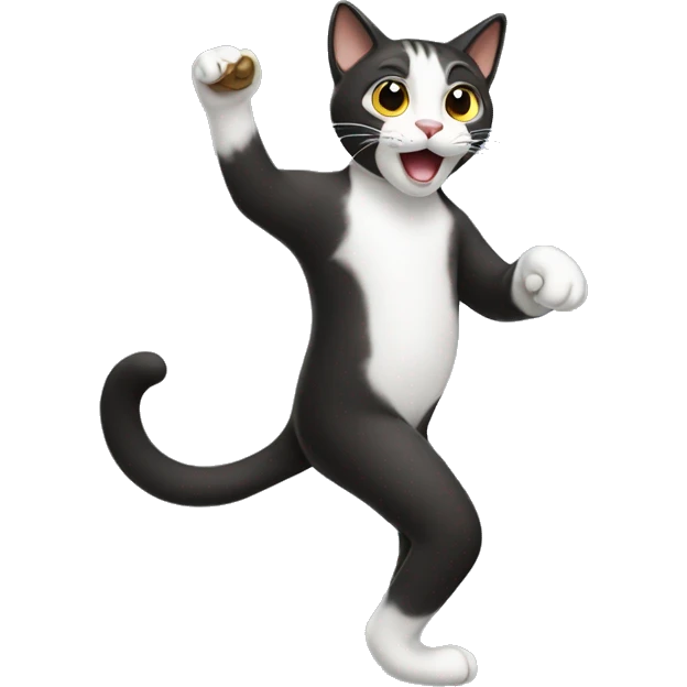 Dancing cat emoji