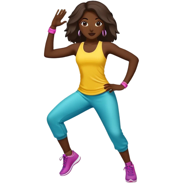 Zumba dance emoji
