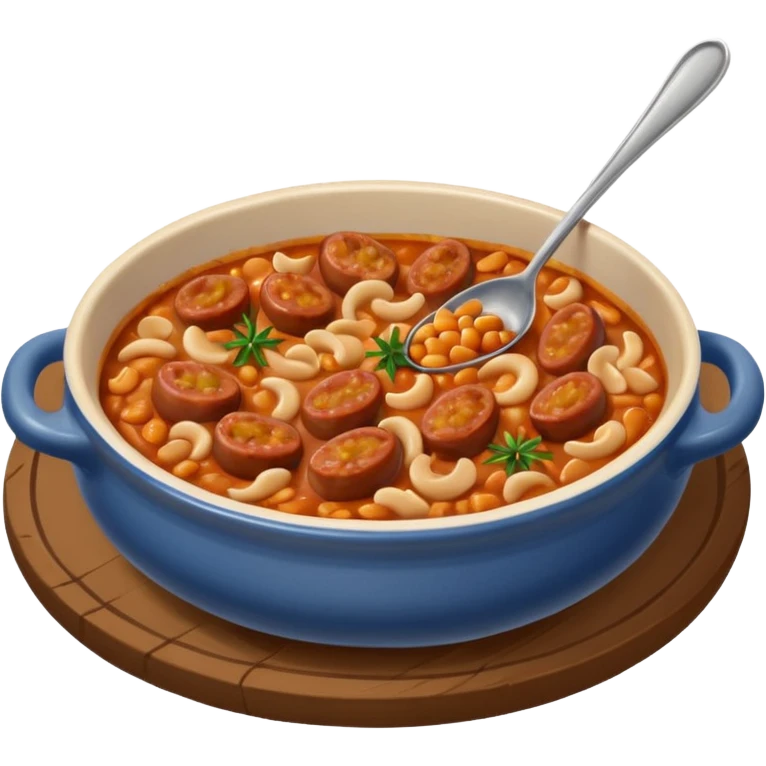 cassoulet avec saucisse emoji