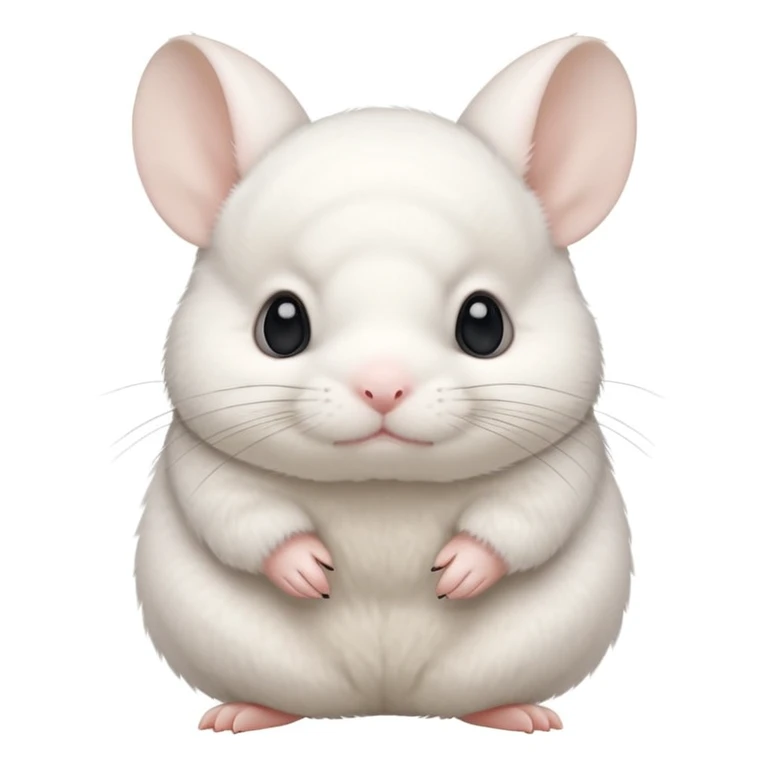 Albino Chinchilla  emoji