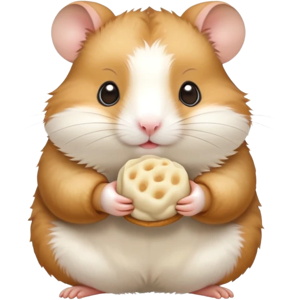 Hamster holding a dumpling  emoji