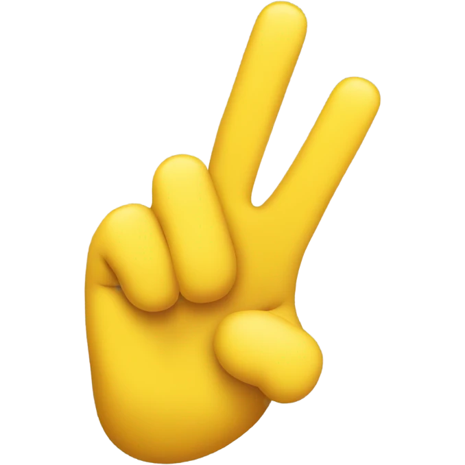 index finger yellow emoji emoji