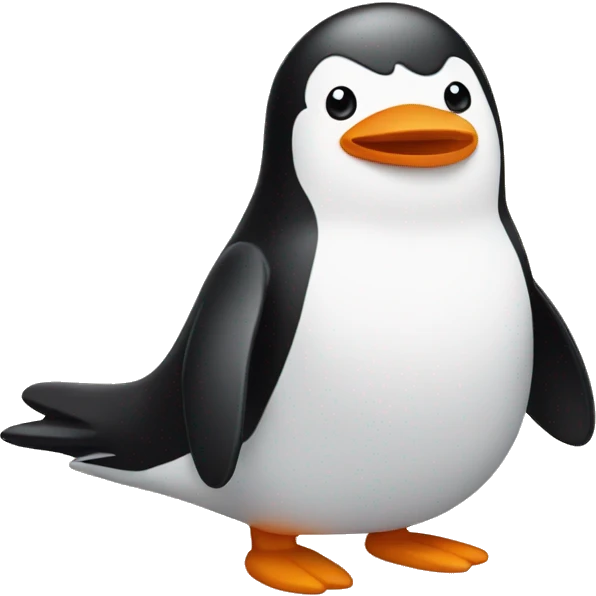 Pingüino croqueta emoji