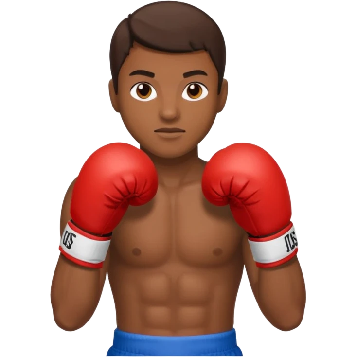 athlete in boxing gloves emoji