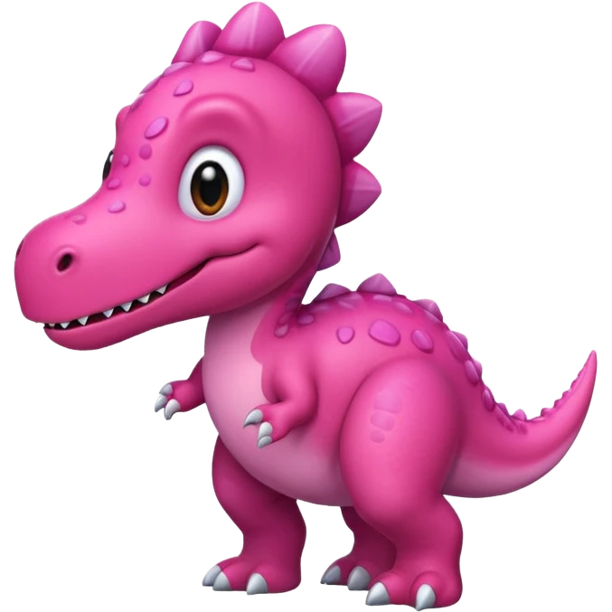 Dinosauro rosa emoji